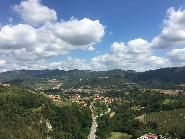 Lo splendido panorama dell'Alta Langa