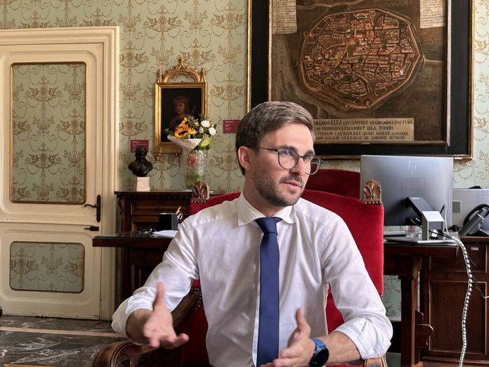 Il sindaco di Alba Alberto Gatto