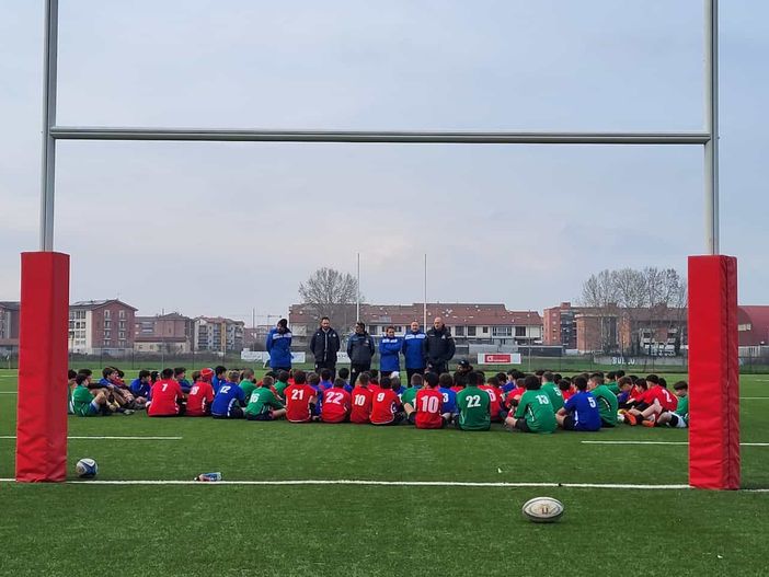 Gli allenamenti dell'Alba Rugby