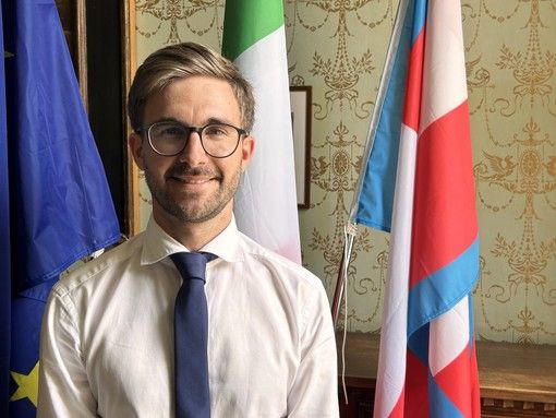 Il sindaco di Alba, Alberto Gatto Il sindaco di Alba, Alberto Gatto