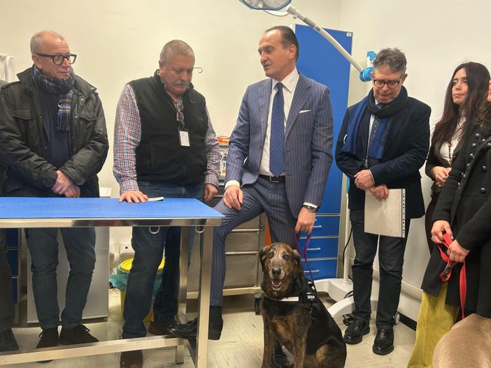 Un momento della presentazione dell'ambulatorio veterinario sociale a gennaio 2025 ad Alba