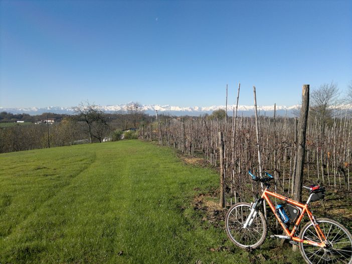 Cicloturisti da tutta Italia tra le colline Unesco di Langhe, Roero e Monferrato