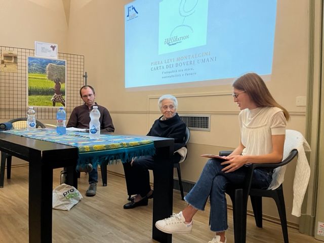 A Dronero il racconto emozionante di Piera Levi-Montalcini, nipote dell'illustre neurologa e ricercatrice A Dronero il racconto emozionante di Piera Levi-Montalcini, nipote dell'illustre neurologa e ricercatrice