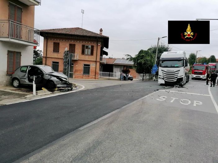 La scena dell'incidente