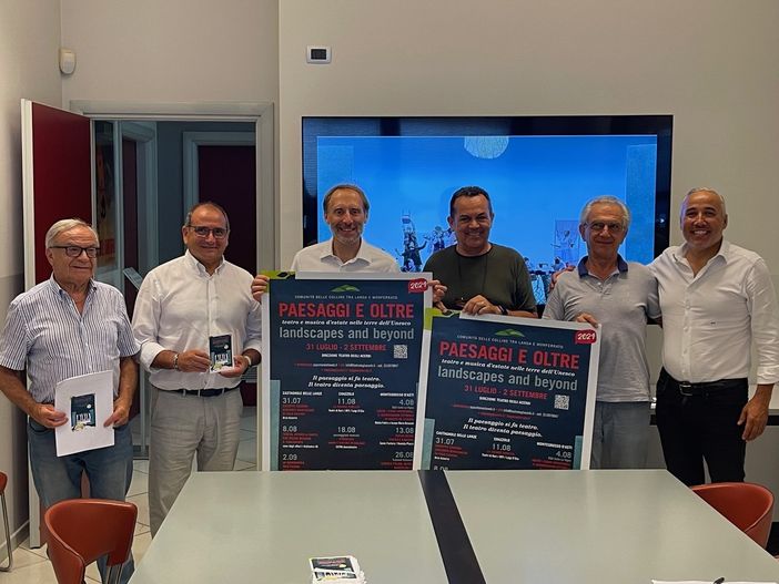 La conferenza stampa di presentazione dell'edizione 2024 di "Paesaggi e Oltre" La conferenza stampa di presentazione dell'edizione 2024 di "Paesaggi e Oltre"
