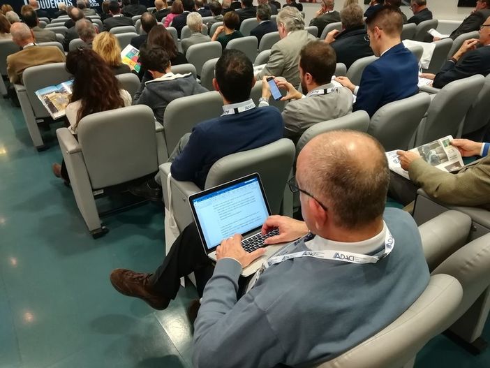 Il ministro Alfonso Bonafede arriva al Centro Ricerche Ferrero accolto dal sindaco Marello