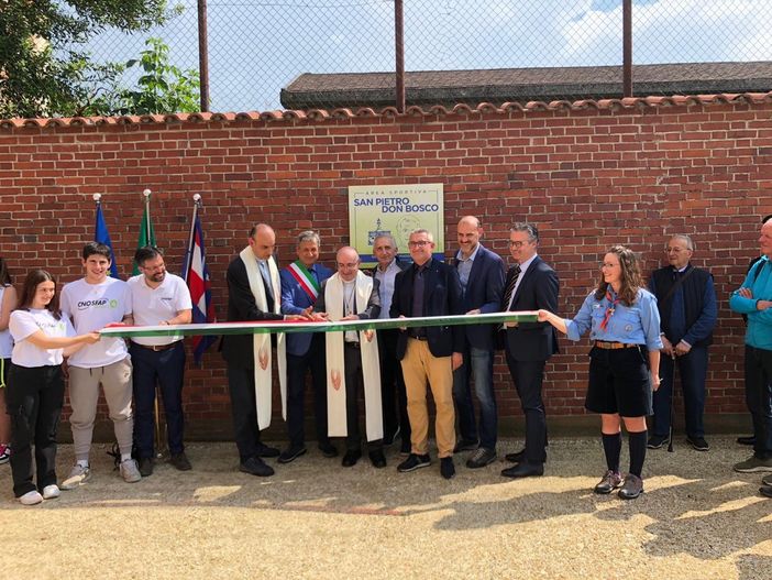 L'inaugurazione della nuova area sportiva "San Pietro-don Bosco" di Savigliano L'inaugurazione della nuova area sportiva "San Pietro-don Bosco" di Savigliano