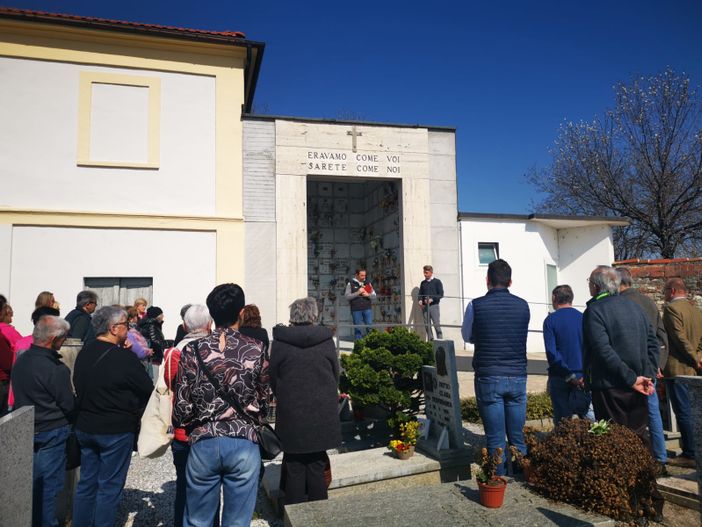 Benedetti gli ossari restaurati di Costigliole Saluzzo