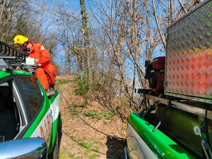 L'intervento degli AIB