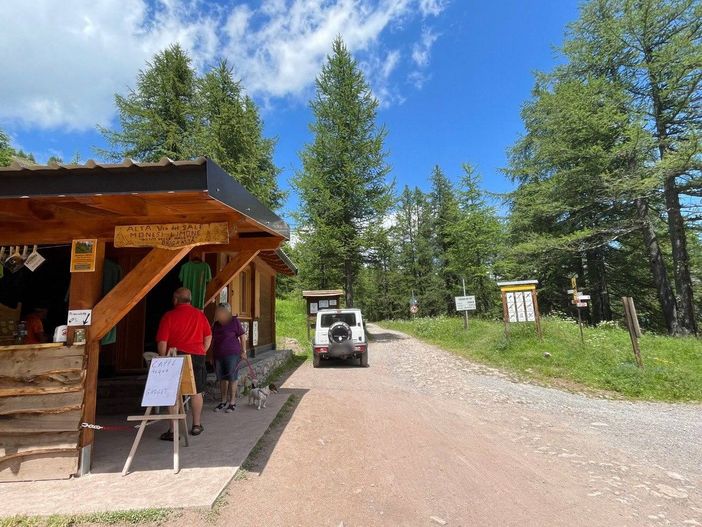 L'accesso da Briga Alta L'accesso da Briga Alta