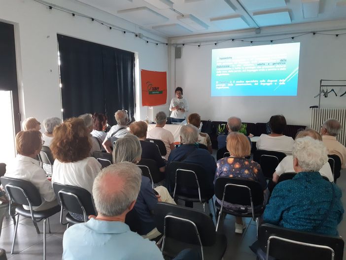 All'incontro Auser di Cuneo si è parlato di deglutizione negli anziani