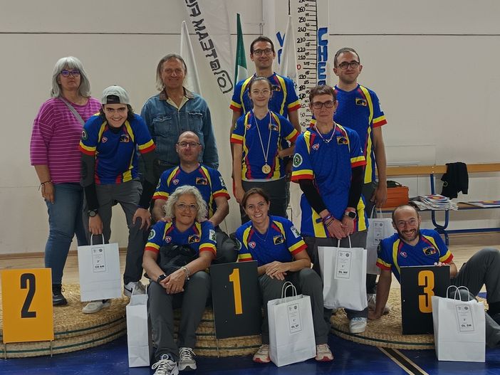 Weekend d'oro per gli Arcieri dell'Elice: pioggia di podi tra Venaria e Cherasco per i Cuneesi