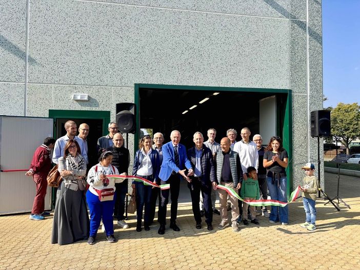 L'inaugurazione di questa mattina