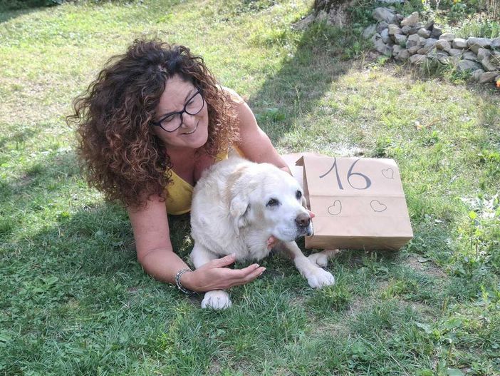 Liliana con Maffi nel giorno del sedicesimo compleanno, ad agosto scorso