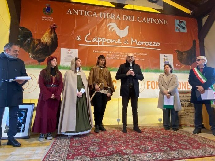 Il presidente Robaldo alla Fiera del Cappone di Morozzo