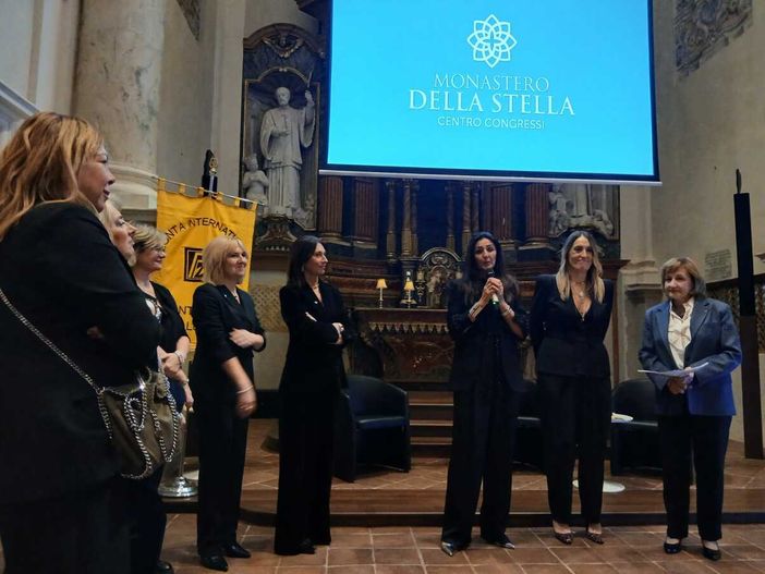 Saluzzo, momento della serata degli auguri al Monastero della Stella
