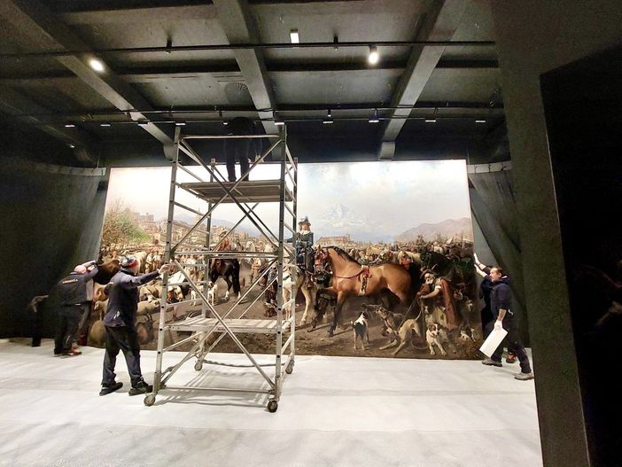 Saluzzo, la collocazione della tela di Carlo Pittara nella ex cappella della Castiglia Saluzzo, la collocazione della tela di Carlo Pittara nella ex cappella della Castiglia
