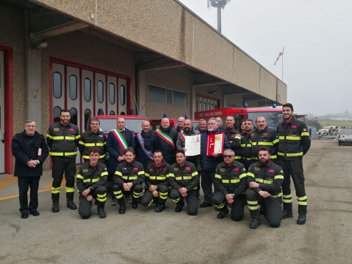 Barge ha festeggiato la "Befana del pompiere" con i Vigili del Fuoco volontari