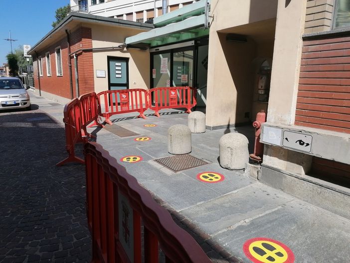 L'ingresso al San Lazzaro da via Pierino Belli