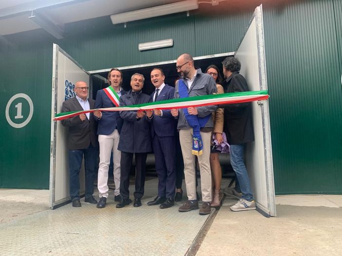 L'inaugurazione del serbatoio