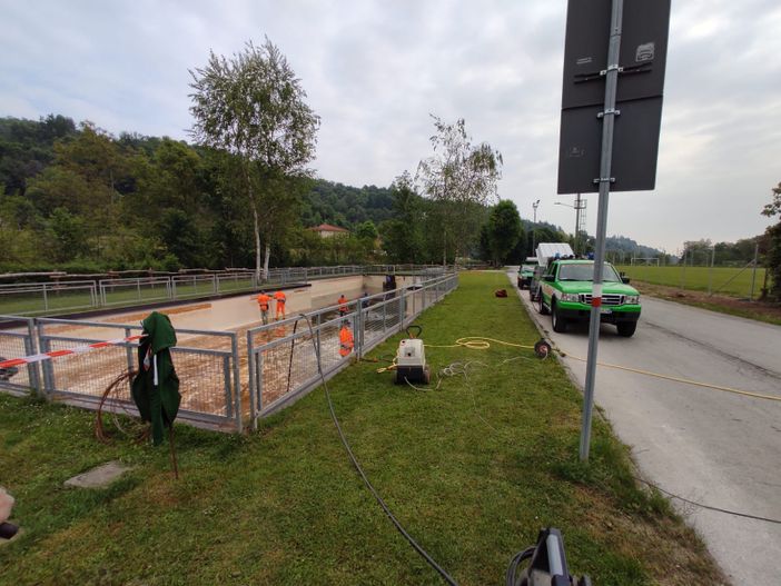 L'AIB di Peveragno in campo per il laghetto in regione Miclet