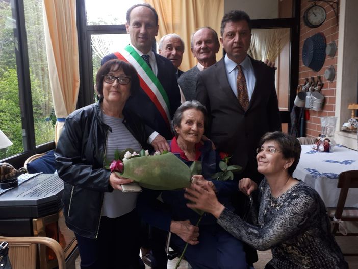 Borgo San Dalmazzo: Anna Donadio Franco ha festeggiato il centesimo compleanno