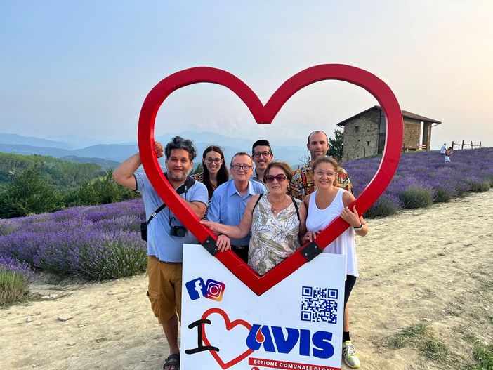 Il Cuore dell’Avis trasloca dai campi di lavanda di Sale San Giovanni al campanone di Ceva