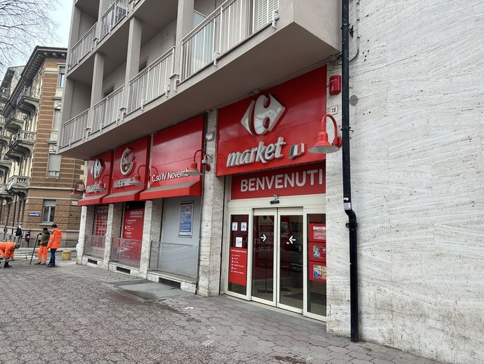 Il supermercato di corso IV Novembre, Cuneo