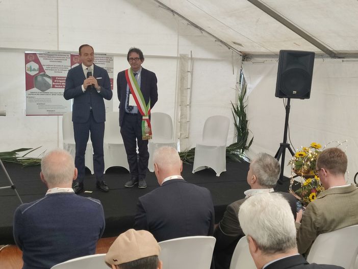 Nuovi sistemi di irrigazione e invasi, Cirio: "Nel Cuneese investimenti per oltre cento milioni" [FOTO E VIDEO]