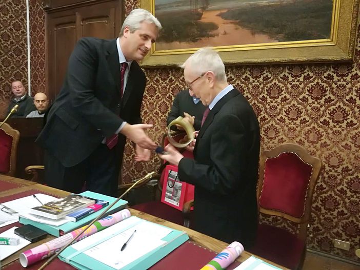 Davide Shiffer cittadino onorario di Cuneo, testimone e narratore sensibile delle tragiche vicende dell'ultimo conflitto mondiale