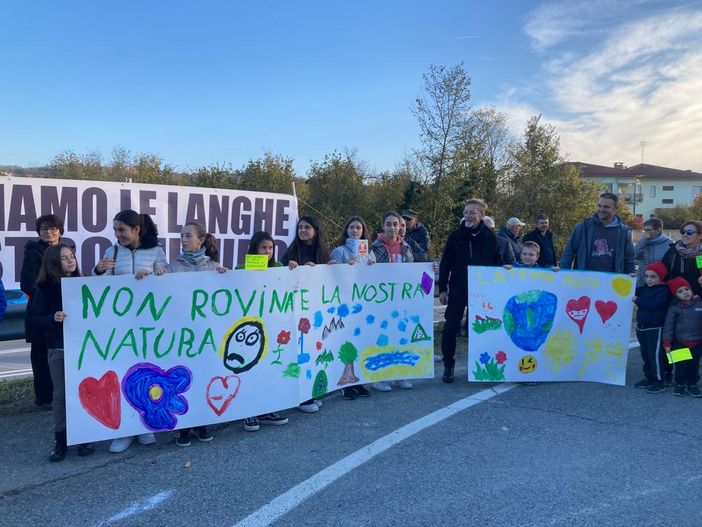 La manifestazione che lo scorso 12 novembre ha visto il Comitato dire pubblicamente "no" all'insediamento