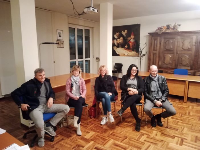 I membri della commissione commercio del Comune