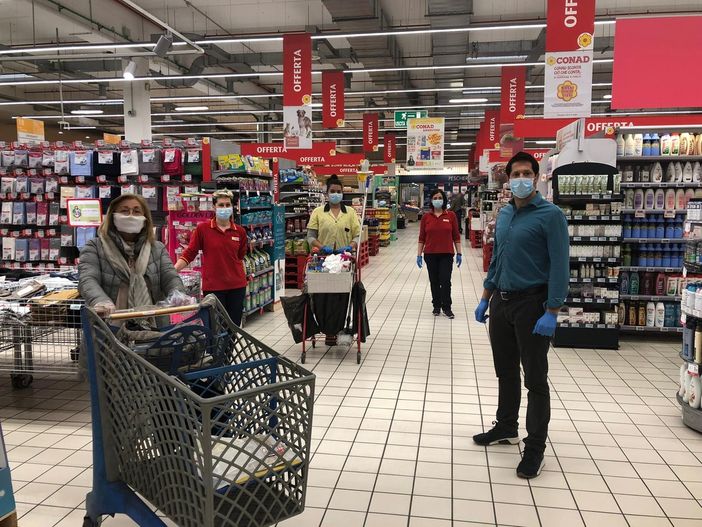 Il Superstore CONAD di Savigliano vigila sulla sicurezza degli acquisti dei clienti e dei dipendenti