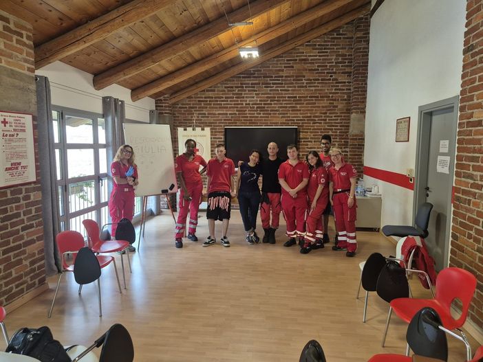 Terminato il corso di accesso alla Croce Rossa di Racconigi
