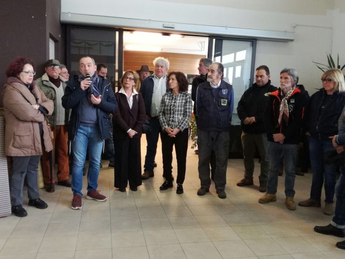 Un momento della premiazione