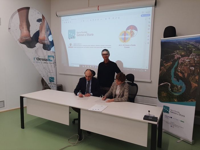 Parco fluviale e Ospedale Santa Croce e Carle di Cuneo, siglato il protocollo di intesa