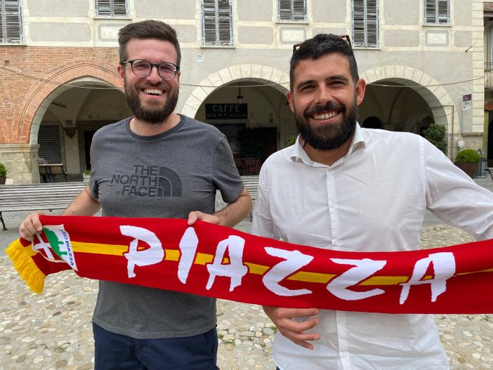 Luca Griseri in compagnia del Ds Giraudo