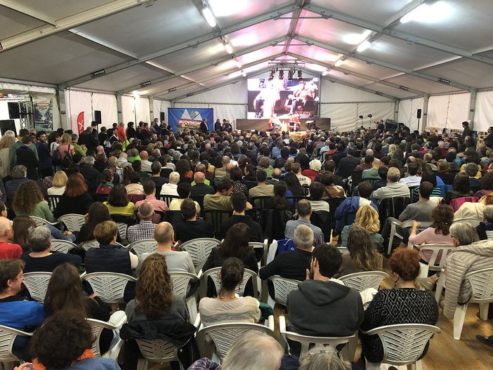 Francesco Guccini nell'edizione 2019 dell'evento