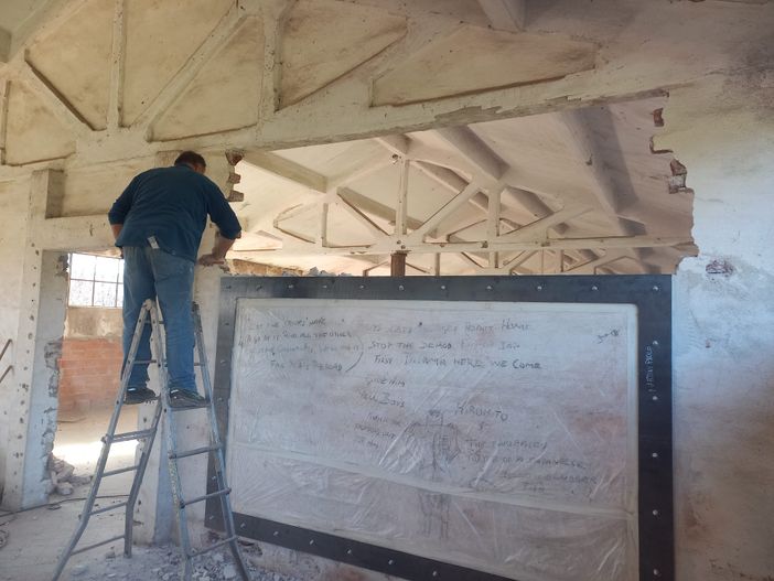 Cuneo, salve le scritte inglesi del ‘45 nella caserma Montezemolo