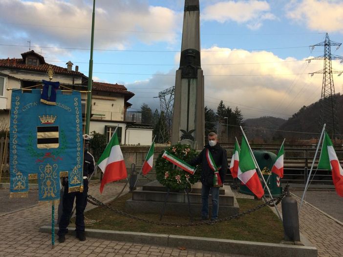 Garessio ha celebrato in forma privata la festa dell'Unità Nazionale e delle Forze Armate