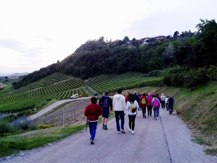 Una delle edizioni passate della camminata di Guarene