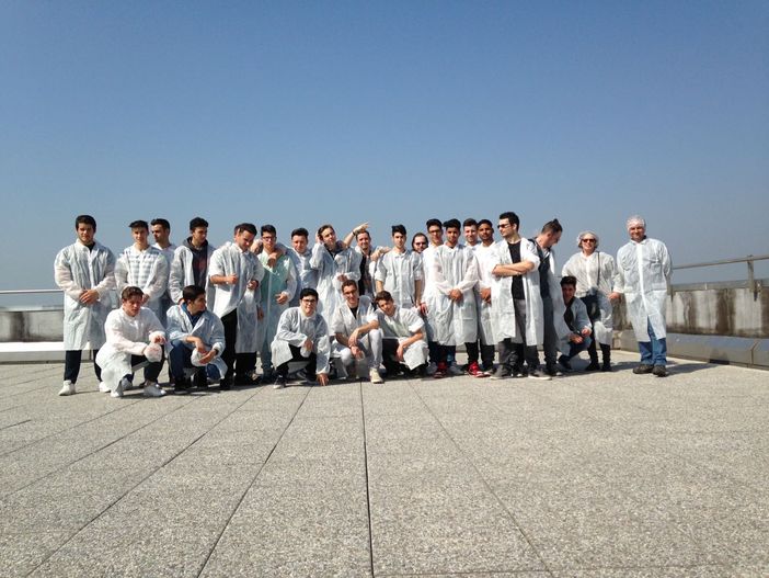 Studenti dell'Arimondi-Eula di Racconigi in visita alla ditta Monge di Monasterolo di Savigliano Studenti dell'Arimondi-Eula di Racconigi in visita alla ditta Monge di Monasterolo di Savigliano