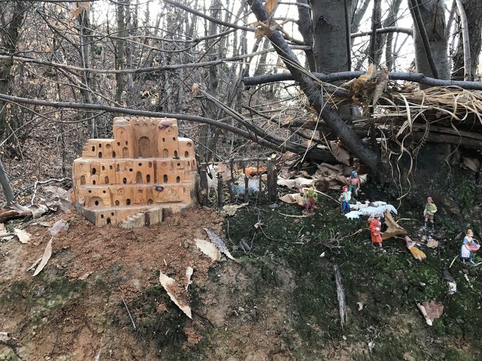 Nei boschi di Pocapaglia il sentiero dei Presepi