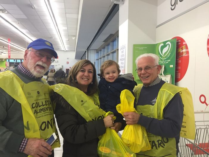 Saluzzo, Colletta alimentare con Rotary