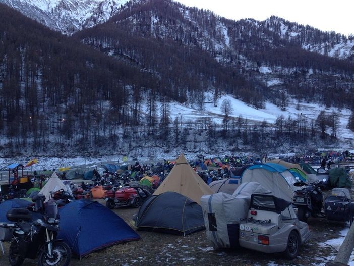 Un immagine direttamente dall'Agnellotreffen di Pontechianale