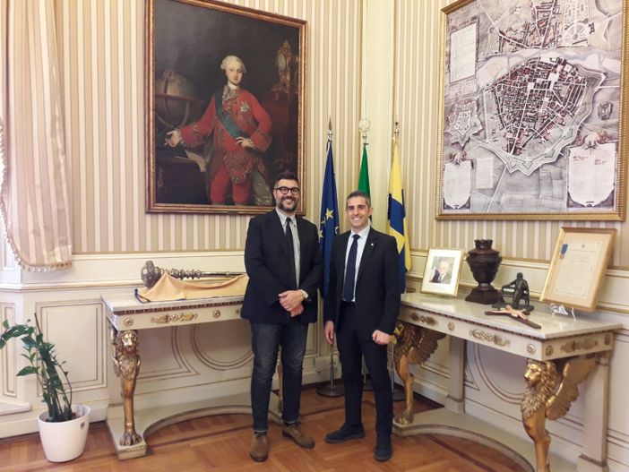 Mauro Calderoni e Federico Pizzarotti