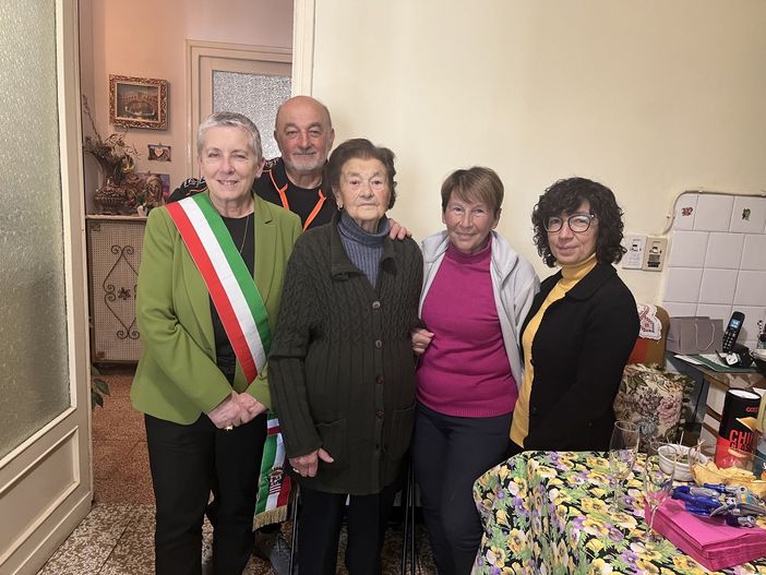 Cuneo ha festeggiato i 100 anni della signora Iolanda Mazza