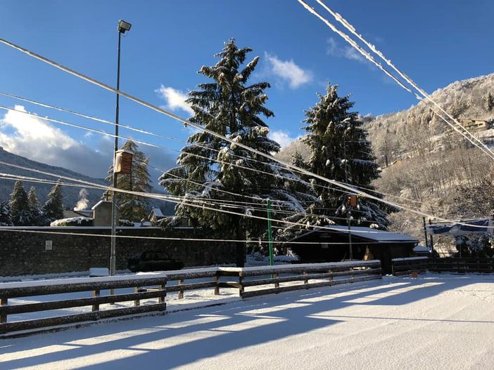La pista di pattinaggio di Limone Piemonte