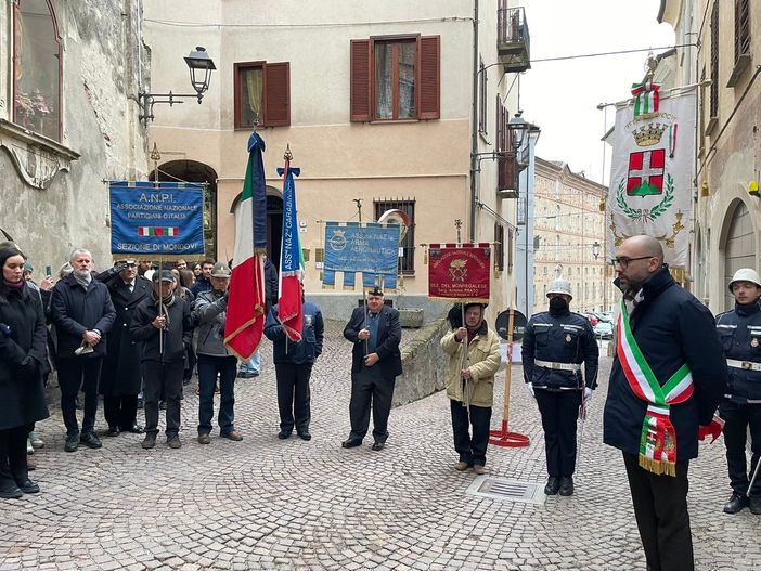 A Mondovì le targhette della memoria per Andrea Sella Camilla e Luigi Tomatis [FOTO]