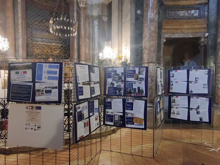 Mostra storico didattica sulla Costituzione nella Chiesa della Maddalena ad Alba